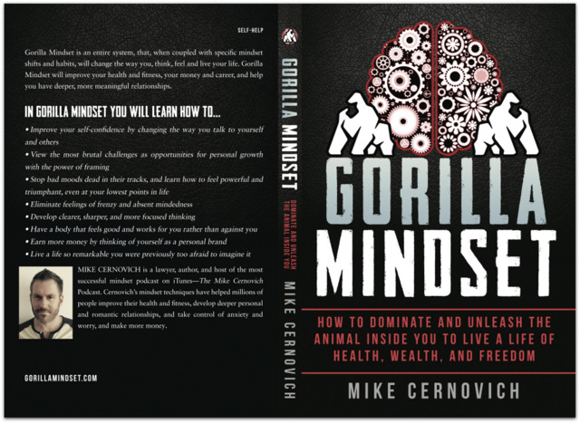 Gorilla Mindset paperback book cover