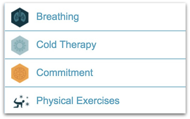 Pillars of Wim Hof breathing video course method.27 AM